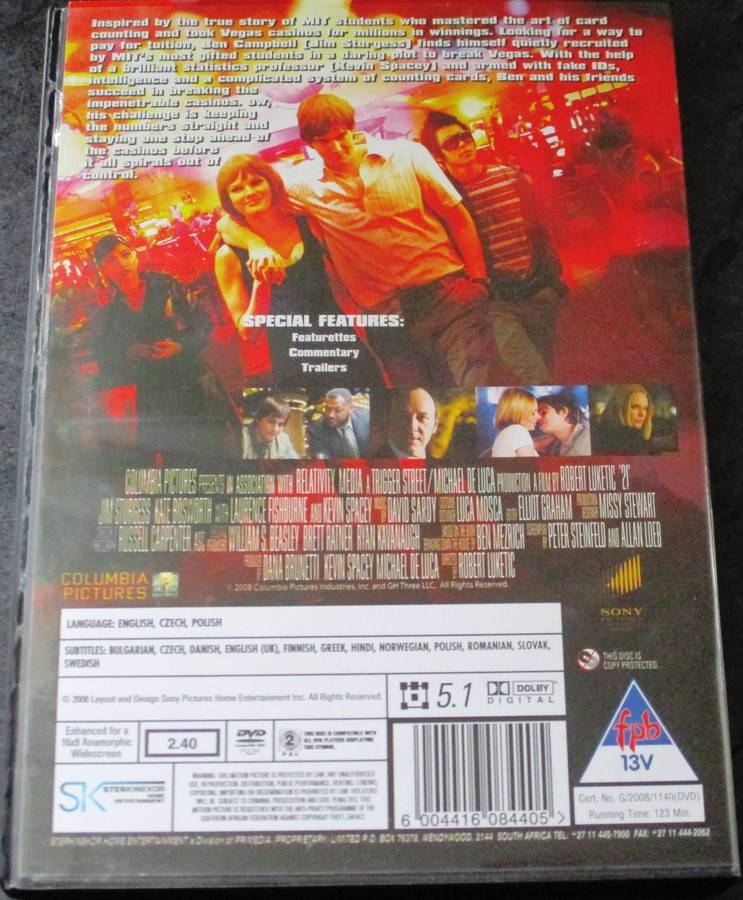 21 DVD [BBOX 1] Region 2