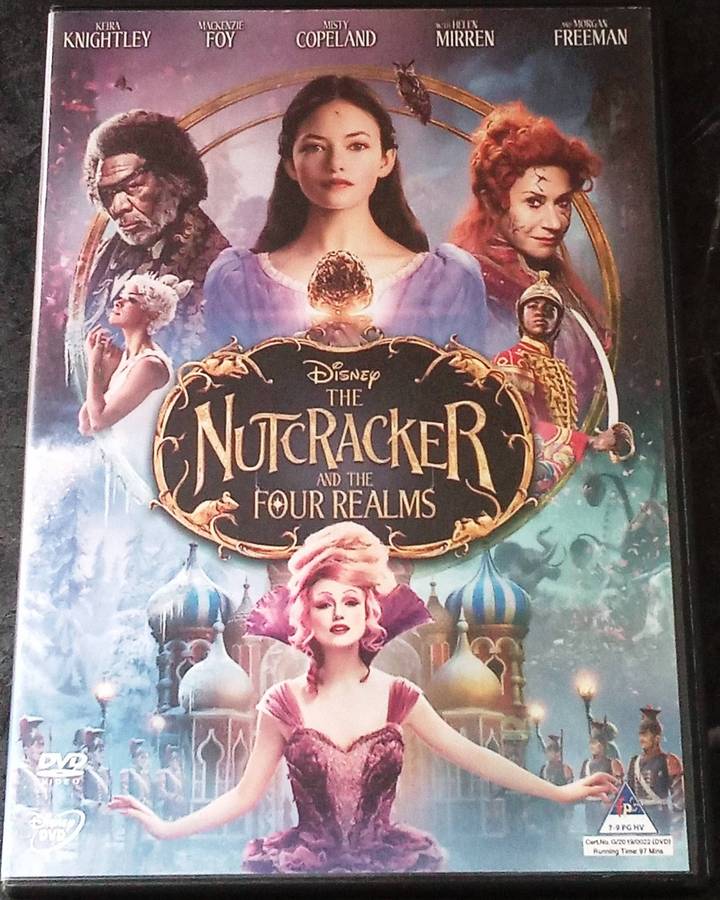The Nutcracker And The Four Realms DVD Morgan Freeman [BBox 12] region 2
