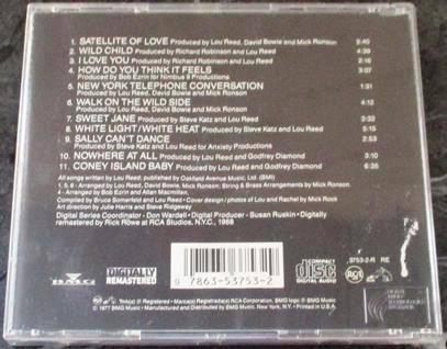 LOU REED Walk on the Wild Side The Best of CD [Shelf G x 5]