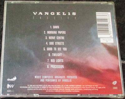 VANGELIS The City CD [Shelf G x 6]