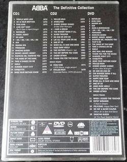 ABBA The Definitive Collection 2xCD+DVD Region 2