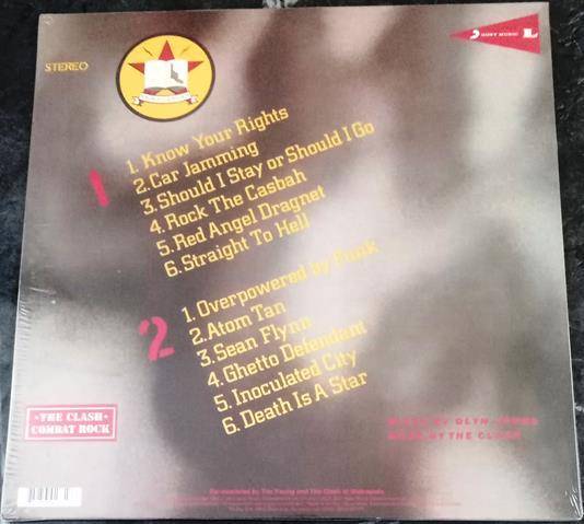 THE CLASH Combat Rock LP VINYL Record
