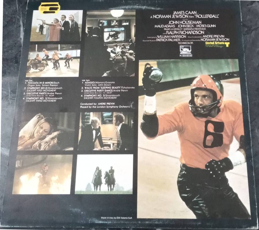 O.S.T. Rollerball LP VINYL Record