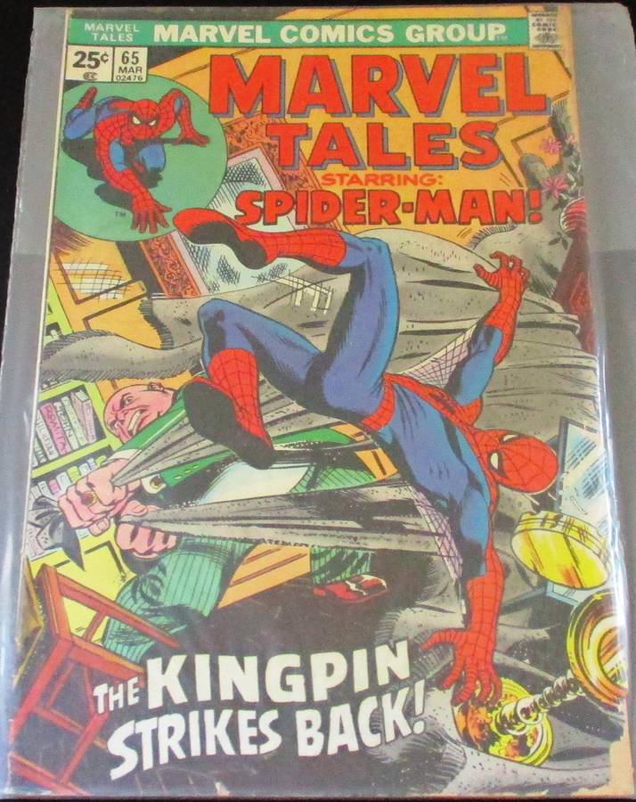 MARVEL TALES SPIDER-MAN The Kingpin Strikes Back # 65 March 1976 [Box 1]