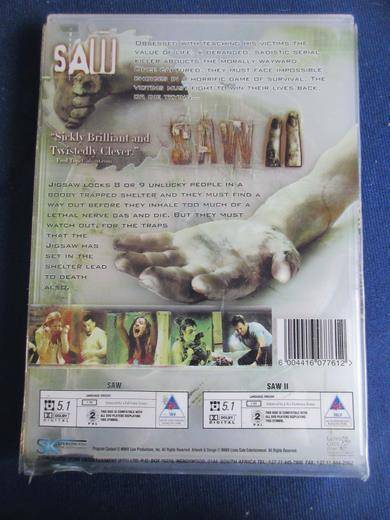 SAW II DVD [BBOX 15] Region 2