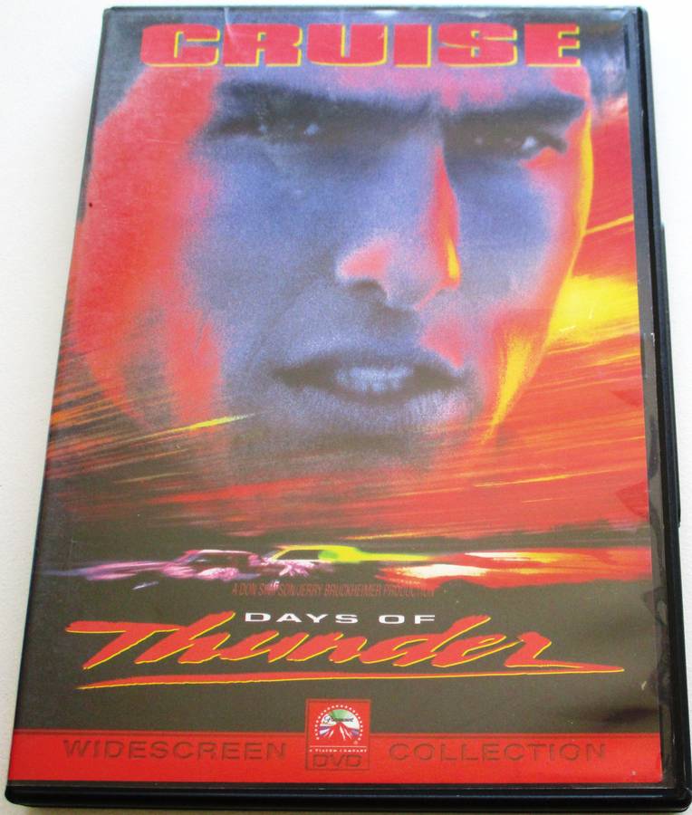 DAYS OF THUNDER Tom Cruise DVD [BBOX 8]