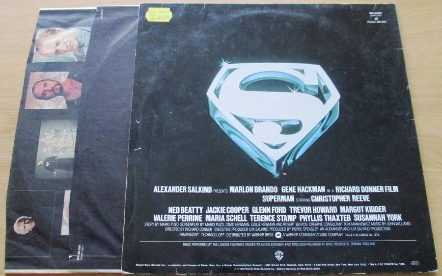 SUPERMAN I LP VINYL RECORD