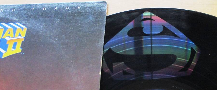 SUPERMAN II LP VINYL RECORD Specially Etched