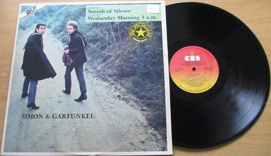 SIMON & GARFUNKEL Sounds of Silence + Wednesday Morning 3am 2xLP VINYL RECORD