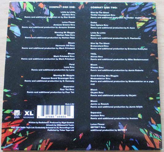 RADIOHEAD TKOL RMX 1234567 2xCD [main stock room]