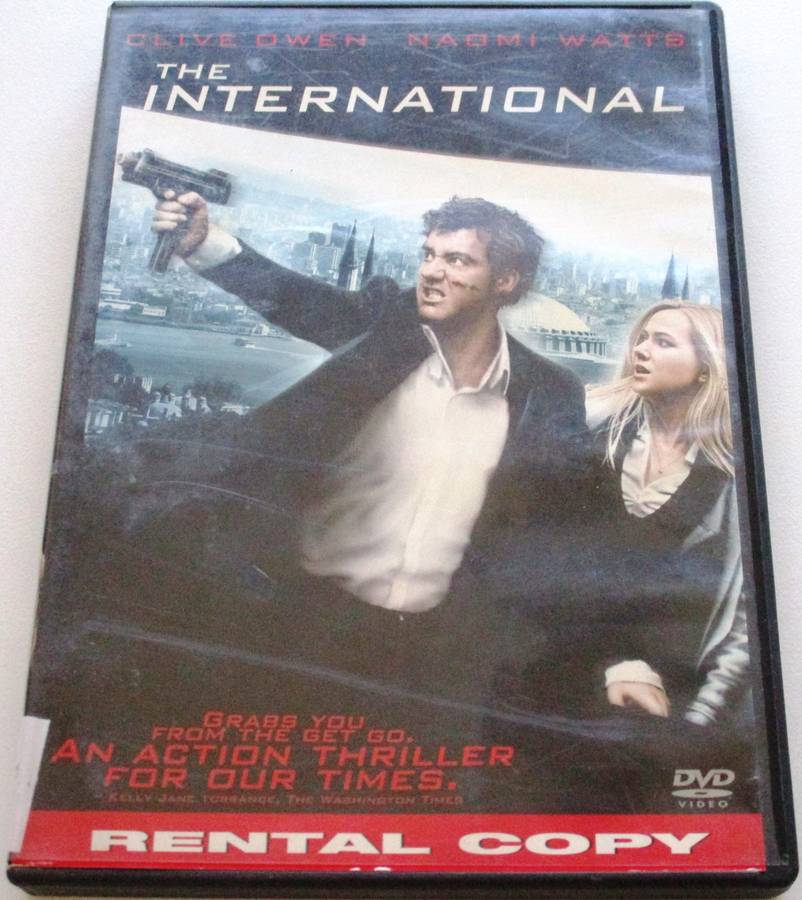 THE INTERNATIONAL Naomi Watts DVD [BBOX 5]