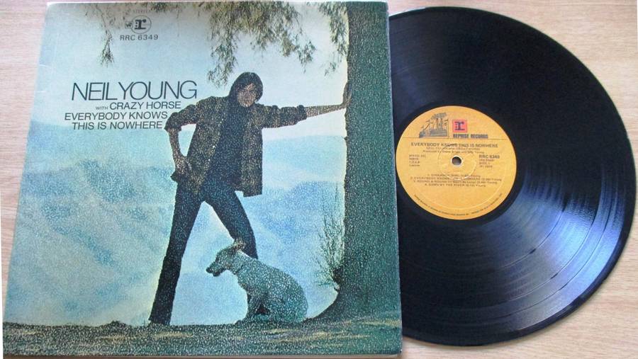 NEIL YOUNG with CRAZY HORSE Everybody Knows This is Nowhere LP VINYL RECORD