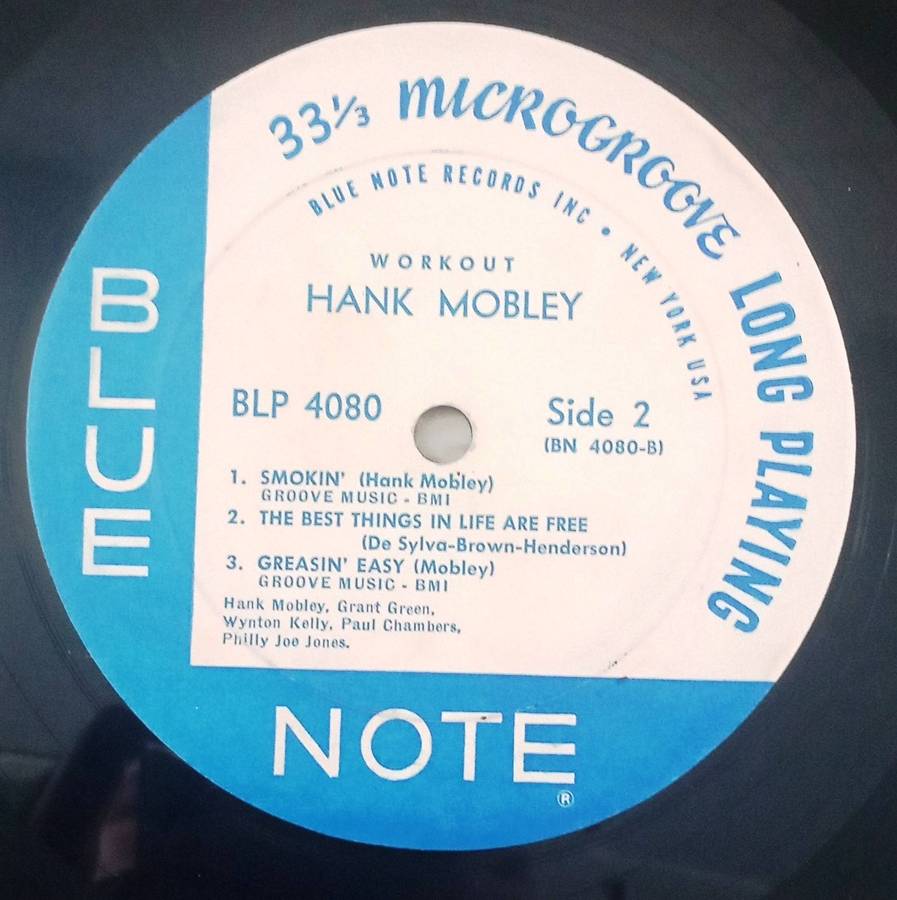 HANK MOBLEY Workout [BLUE NOTE 4080 first pressing] LP VINYL Record