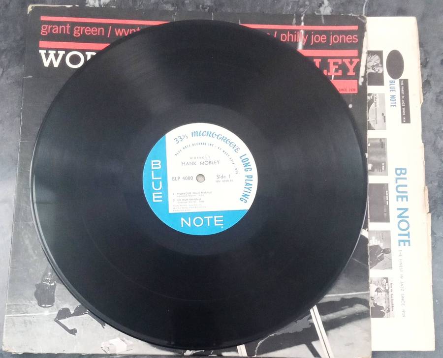 HANK MOBLEY Workout [BLUE NOTE 4080 first pressing] LP VINYL Record