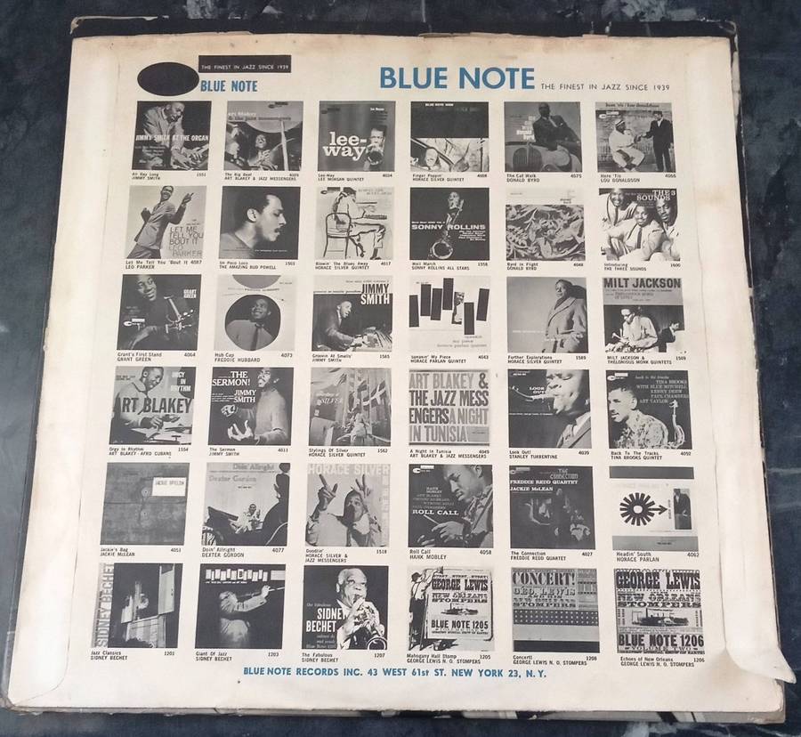 HANK MOBLEY Workout [BLUE NOTE 4080 first pressing] LP VINYL Record