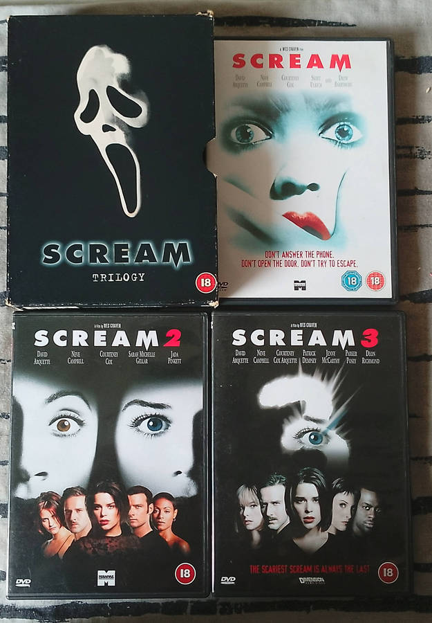 SCREAM Trilogy 3xDVD BOX SET [BOX SET SHELF]