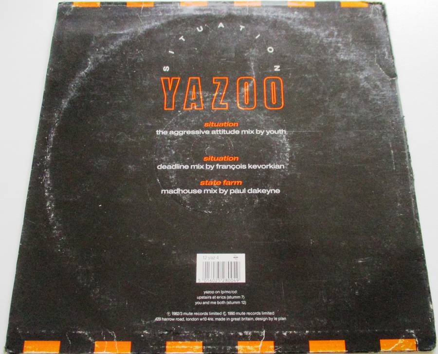 YAZOO Situation Remix  12" Maxi Single VINYL Record