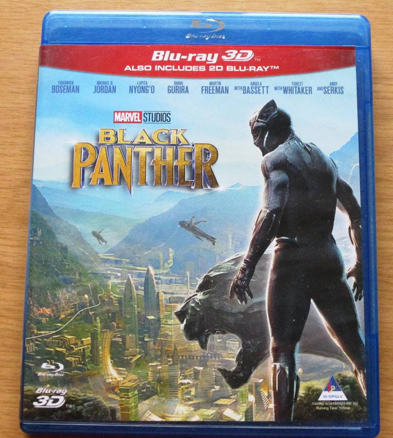THE BLACK PANTHER BLU RAY + BLU RAY 3D [BLU RAY SHELF]