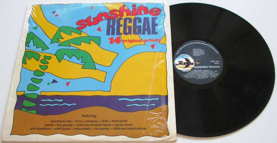 SUNSHINE REGGAE LP VINYL Record UB40 Aswad Rasta Rebels Bob Marley Steel Pulse