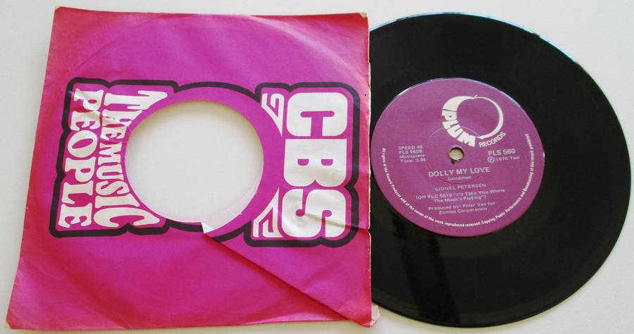 LIONEL PETERSON I'll take you where the music is playing  7" Single Vinyl record