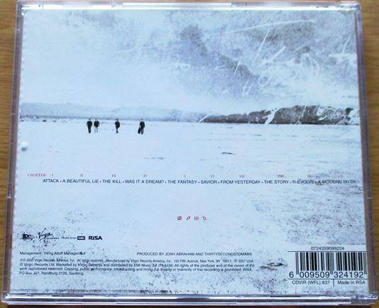 30 SECONDS TO MARS A Beautiful Lie CD [Shelf Zx4]