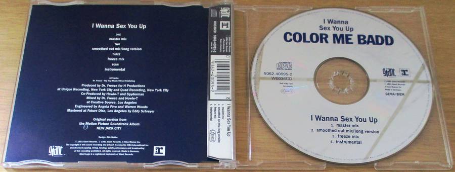 COLOR ME BADD I Wanna Sex You Up CD Single [CD Singles Box]