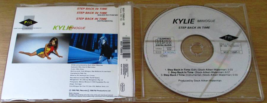 KYLIE MINOGUE Step Back In Time CD Single [CD Singles Box]