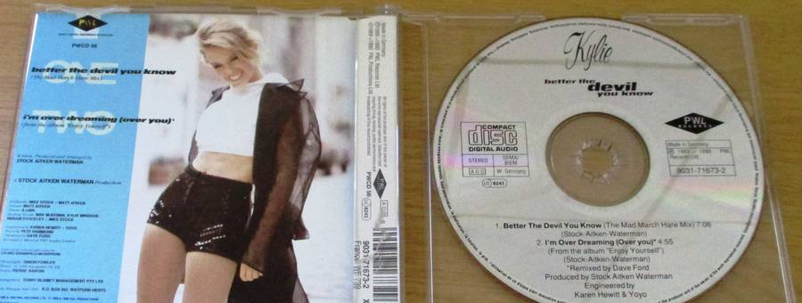 KYLIE MINOGUE Better The Devil You Know CD Single [CD Singles Box]