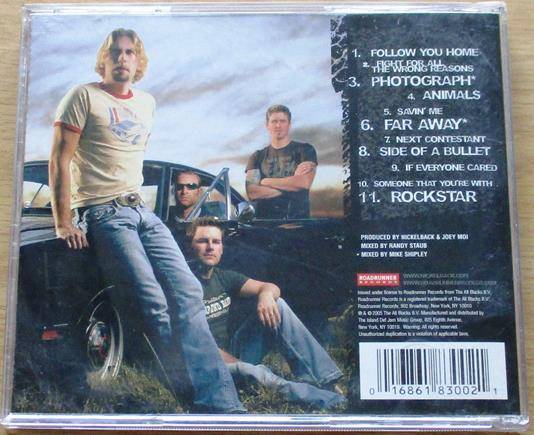 NICKELBACK All the Right Reasons CD [Gx29]