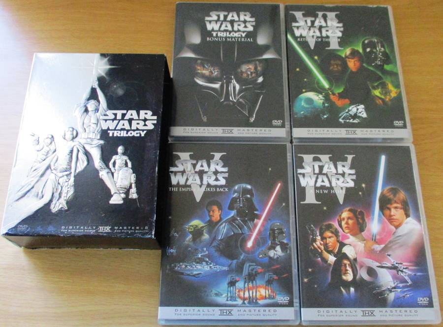 STAR WARS TRILOGY 4xDVD BOX SET [Box Set Shelf]