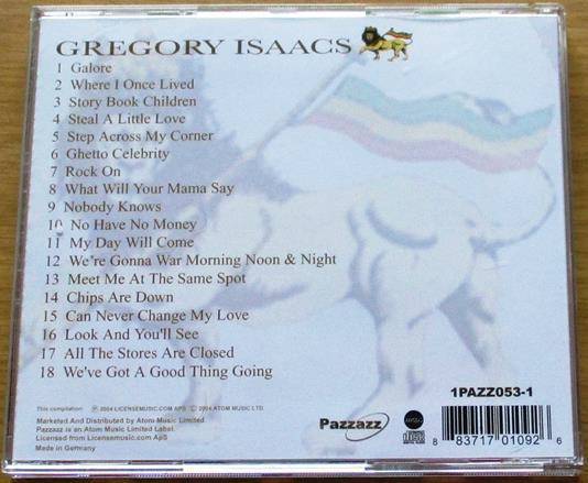 GREGORY ISAACS Steal A Little Love CD