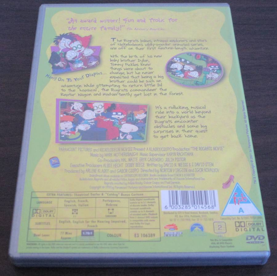 RUGRATS Movie DVD BOXSET [BBOX 5]