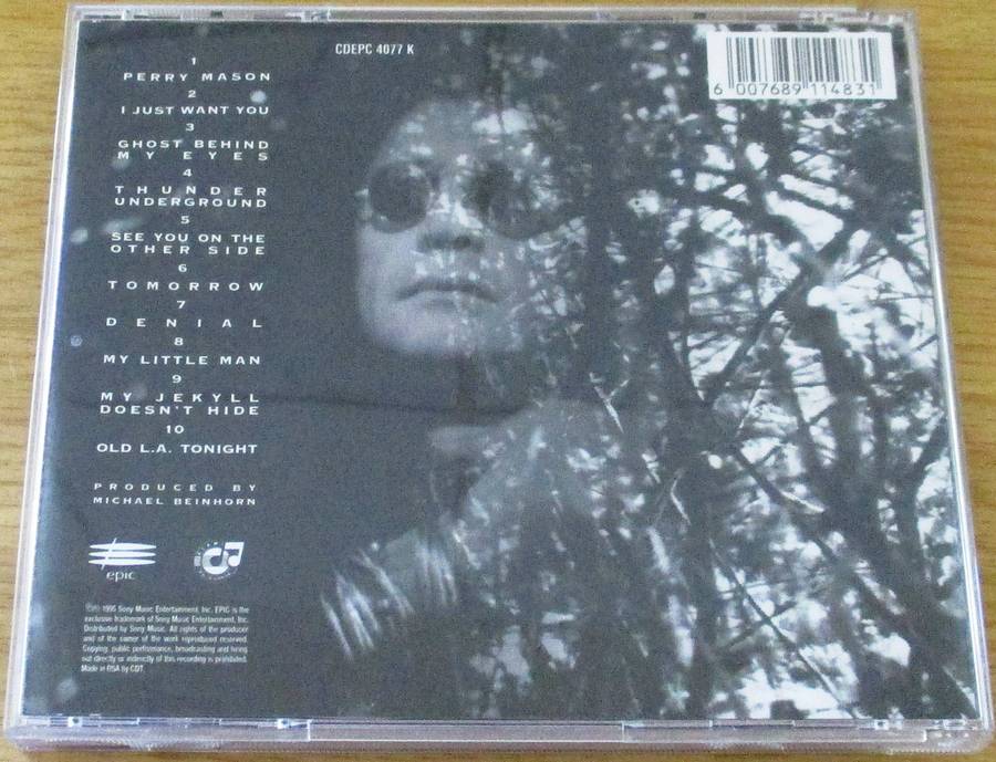OZZY OSBOURNE Ozzmosis CD [Zx2]