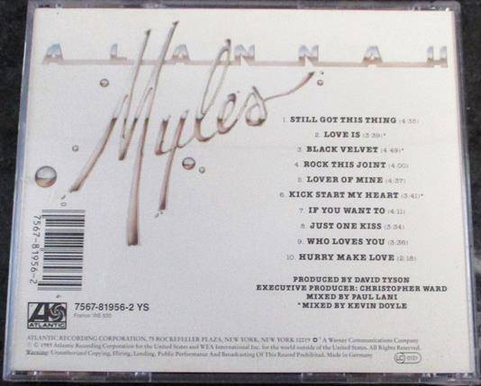 ALANNAH MYLES Alannah Myles CD  [Shelf G x 1]