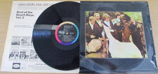THE BEACH BOYS Volume 3 LP VINYL RECORD