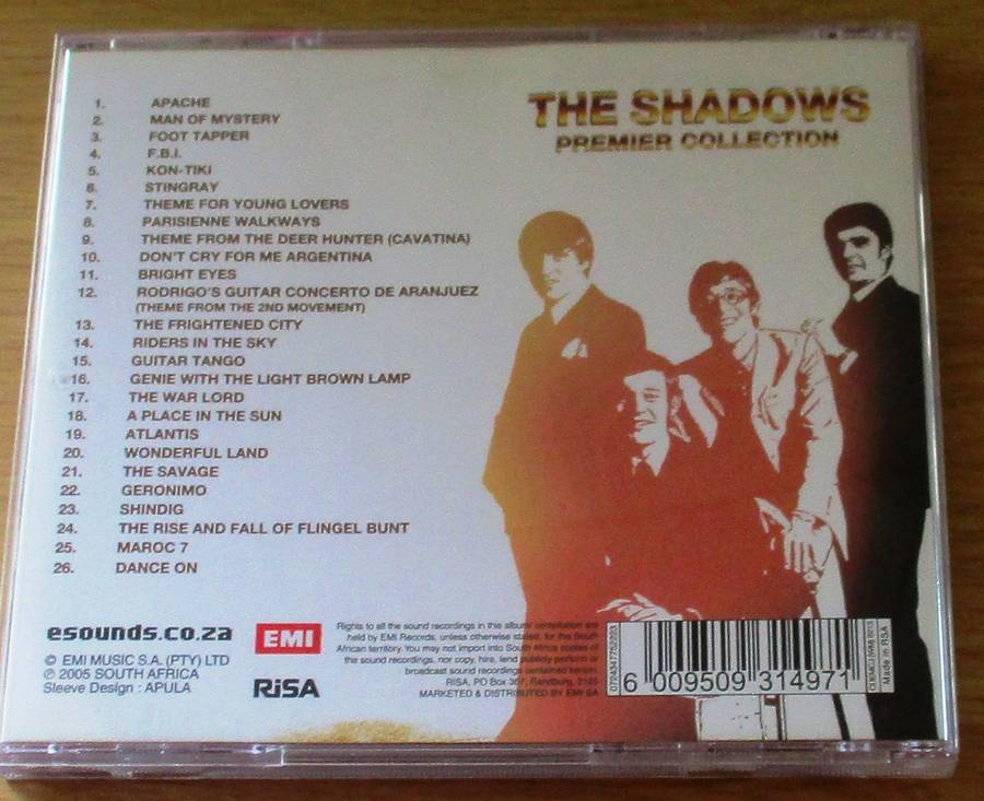 THE SHADOWS Premier Collection CD [Gx22]