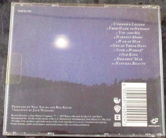 NEIL YOUNG Harvest Moon CD