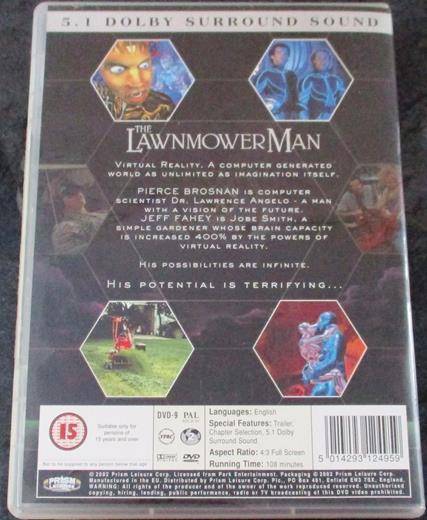 THE LAWNMOWER MAN 10th Anniversary Edition DVD [BBOX 1]