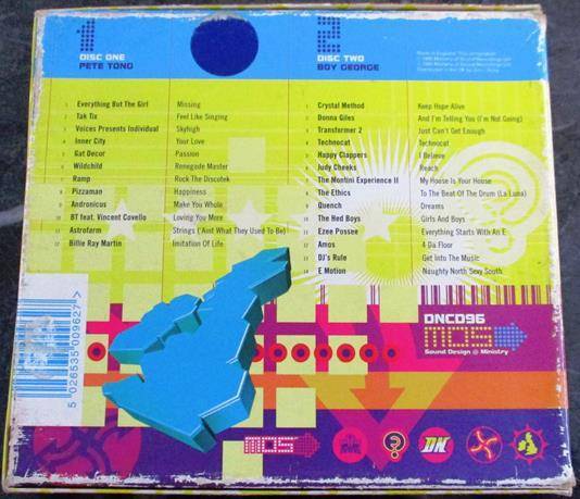 DANCE NATION Part 1 Mixed by Pete Tong and Boy George 2xCD Ministry of Sound