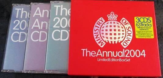 THE ANNUAL 2004 Limited Edition Box Set 3xCD Ministry of Sound
