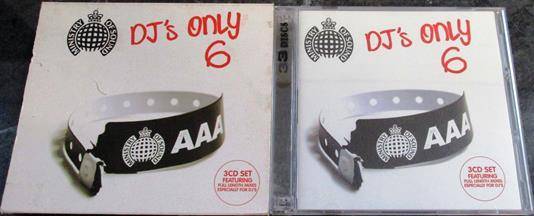 DJ's ONLY 6 3xCD Ministry of Sound