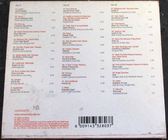 DJ's ONLY 6 3xCD Ministry of Sound