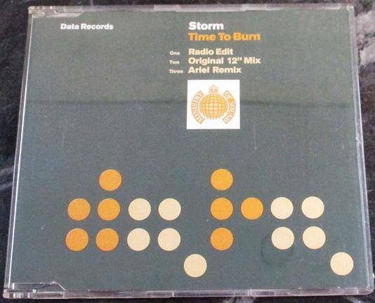 STORM - TIME TO BURN CD Ministry of Sound