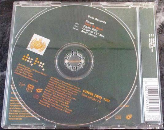 STORM - TIME TO BURN CD Ministry of Sound