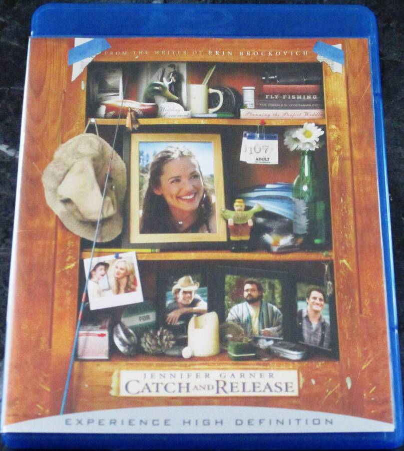 CATCH AND RELEASE BLU RAY Jennifer Garner