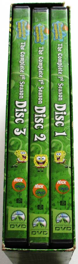 SPONGEBOB SQUAREPANTS The Complete 1st Season DVD BOX SET [Box Set shelf]