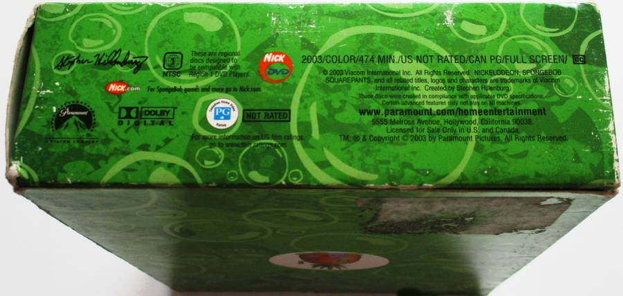 SPONGEBOB SQUAREPANTS The Complete 1st Season DVD BOX SET [Box Set shelf]