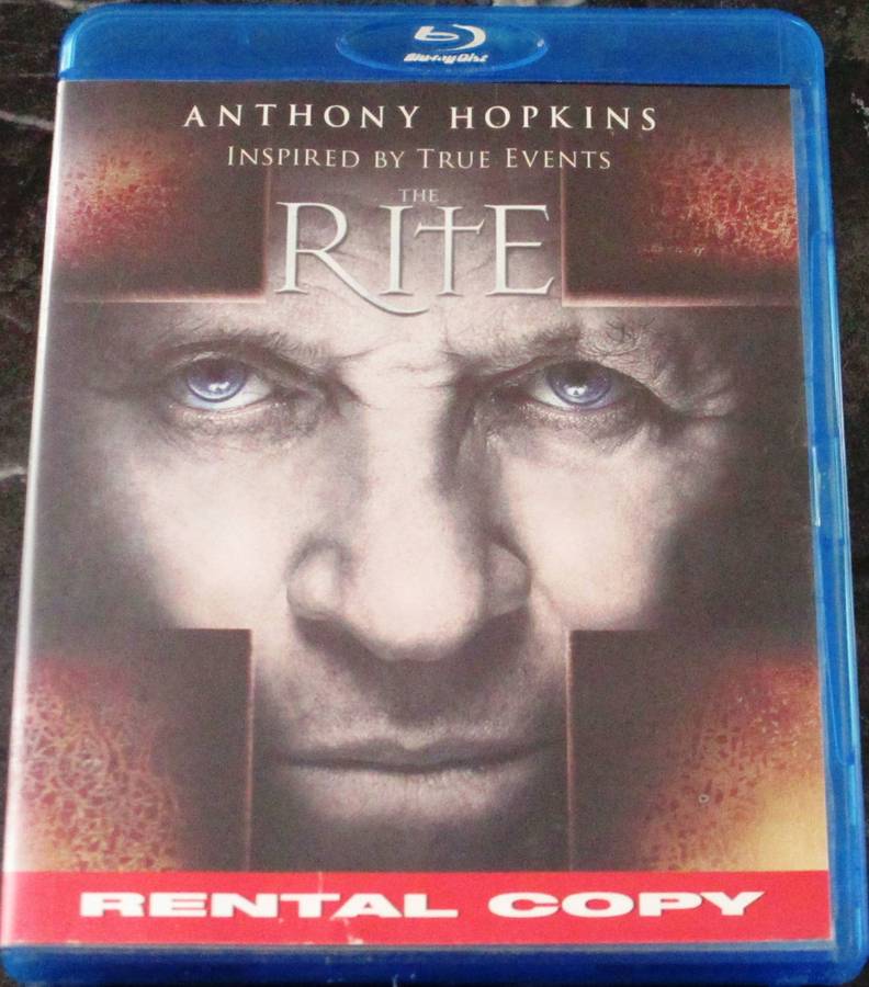 THE RITE BLU RAY Anthony Hopkins