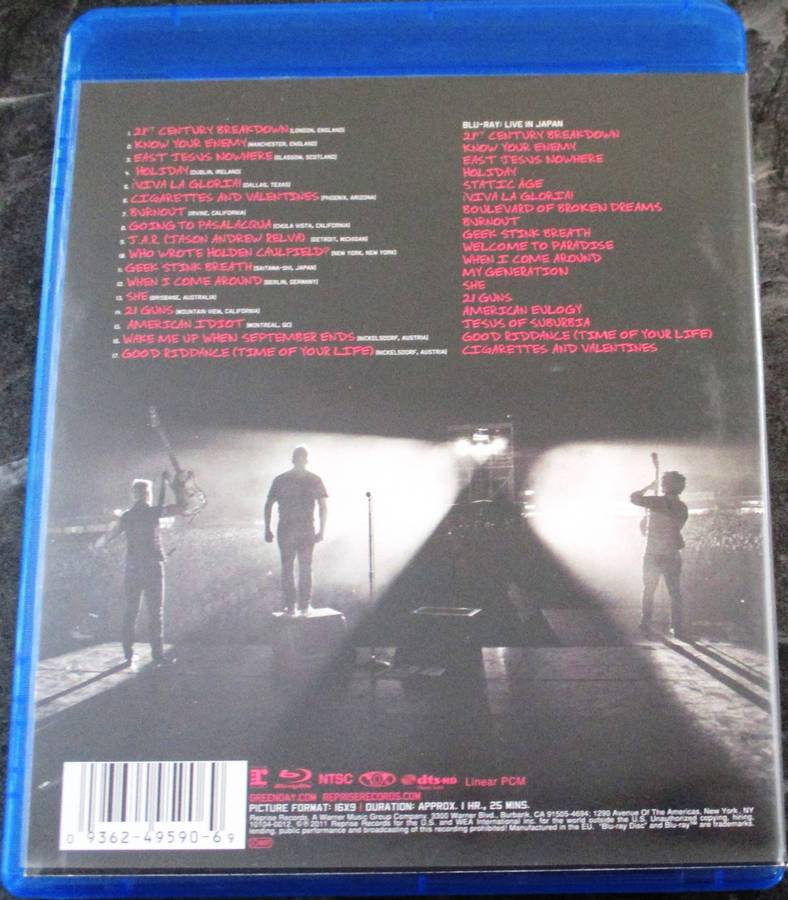 GREEN DAY Awesome as F**k BLU RAY