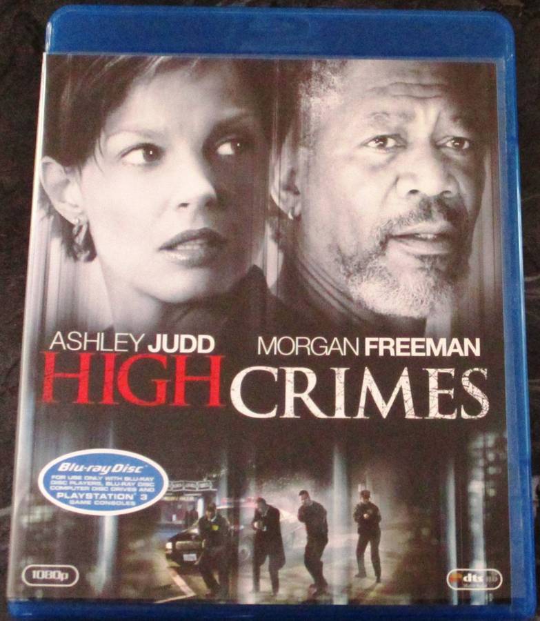 HIGH CRIMES BLU RAY Morgan Freeman Ashley Judd